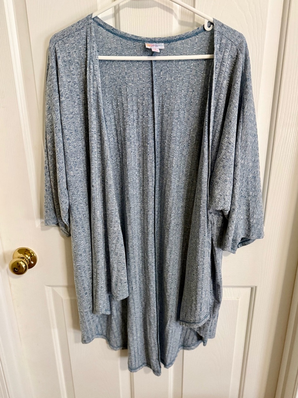 LuLaRoe Light Blue Open-Front Women's Knit Cardigan